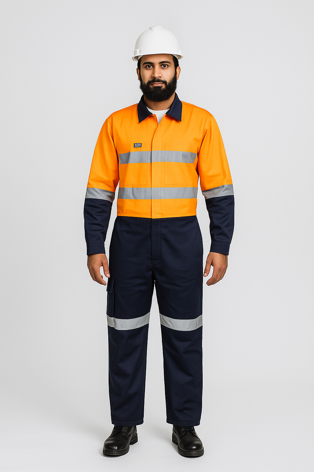 High Visibility Safety Jacket & Pants Set – Reflective Workwear Suit for Men | Industrial Protective Clothing for Construction, Road Work, Oil & Gas, and Warehouse JobsHigh Visibility Safety Jacket & Pants Set – Reflective Workwear Suit for Men | Industrial Protective Clothing for Construction, Road Work, Oil & Gas, and Warehouse Jobs
